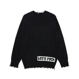 Durable Stylish Oversized Crewneck Knitwear Sweater