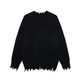 Effortless Ink Splatter Butterfly Long Sleeve Sweater