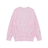 Women Stylish Oversized Round Neck Knit Sweater