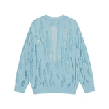 Women Stylish Oversized Round Neck Knit Sweater