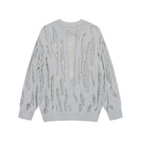 Women Stylish Oversized Round Neck Knit Sweater