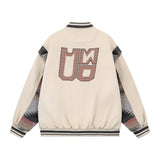 Y2K Elevated Color Block Baseball Varsity Jacket