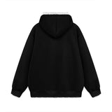 Stylish Flattering Lace Trim Butterfly Hoodie