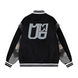 Y2K Elevated Color Block Baseball Varsity Jacket