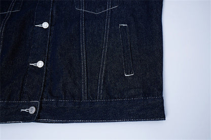 Y2K Durable Casual Stylish Urban Denim Jacket