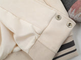 Y2K Elevated Color Block Baseball Varsity Jacket