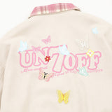 Y2K Butterfly Print Bloom Embroidered Casual Jacket
