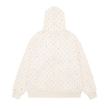 Cozy Retro Anime Girl Print Hooded Sweatshirt