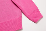 Women Retro Cozy Cartoon Round Neck Sweater