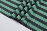 Retro Striped Loose Crewneck Long Sleeve T-Shirt