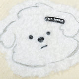 Cute Cartoon Embroidered Round Neck Sweater