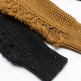 Breathable American Trend Tassel Destruction Sweater