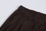 Trendy Casual Wide Leg Drawstring Sports Jogger