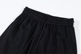 Sanskrit Letter Printed Gothic Wide Leg Sweatpants