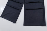 Y2K Vertical Paratrooper Sporty Cargo Pants