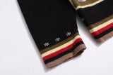 Embroidered Funny Cartoon Round Neck Cardigan