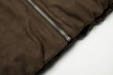 Vintage Patchwork Punk Faux Furr Leather Jacket