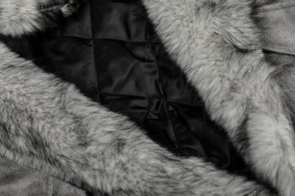 Thick Winter Camo Hooded Faux Furr Jacket