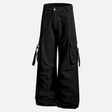 Bold Print Workwear Pleated Paratroopers Cargo Pants