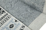Vertical Collar Jacquard Pattern Cardigan