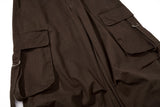 Bold Print Workwear Pleated Paratroopers Cargo Pants