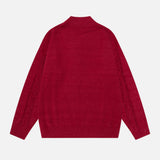 Y2K Stylish Loose Tassel V-Neck Sweater
