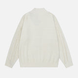 Y2K Stylish Loose Tassel V-Neck Sweater