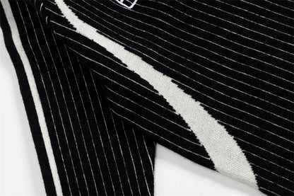 Cozy Knitted High Collar Zipper Cardigan