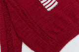 Y2K Stylish Loose Tassel V-Neck Sweater