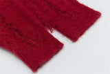 Y2K Stylish Loose Tassel V-Neck Sweater