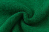 American Style Spray Painted Round Neck Sweater