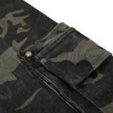 Classic Camouflage WorkWear Wide Leg Cargo Pants