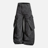 Heavy Industry Punk Wide Leg Cargo Pants