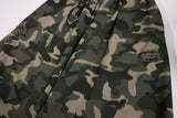 Camouflage Machete Drawstring Wide Leg Jogger