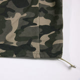 Camouflage Machete Drawstring Wide Leg Jogger