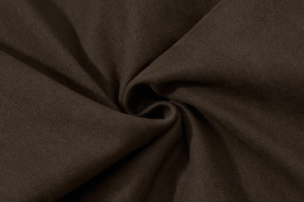 High Street Zipper Pocket Wide Leg Pants