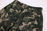 Camouflage Machete Drawstring Wide Leg Jogger