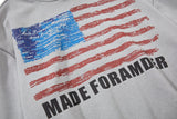 Spring Retro American Stripe Printed Hoodie