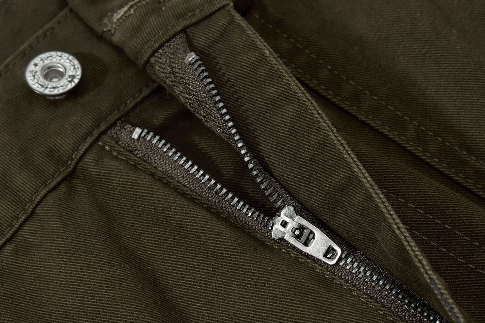 Trendy Niche Loose Flared Cargo Jeans
