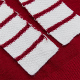 Fashionable European With Shawl Scarf Sweater