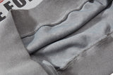 Spring Retro American Stripe Printed Hoodie