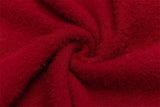 Fashionable European With Shawl Scarf Sweater