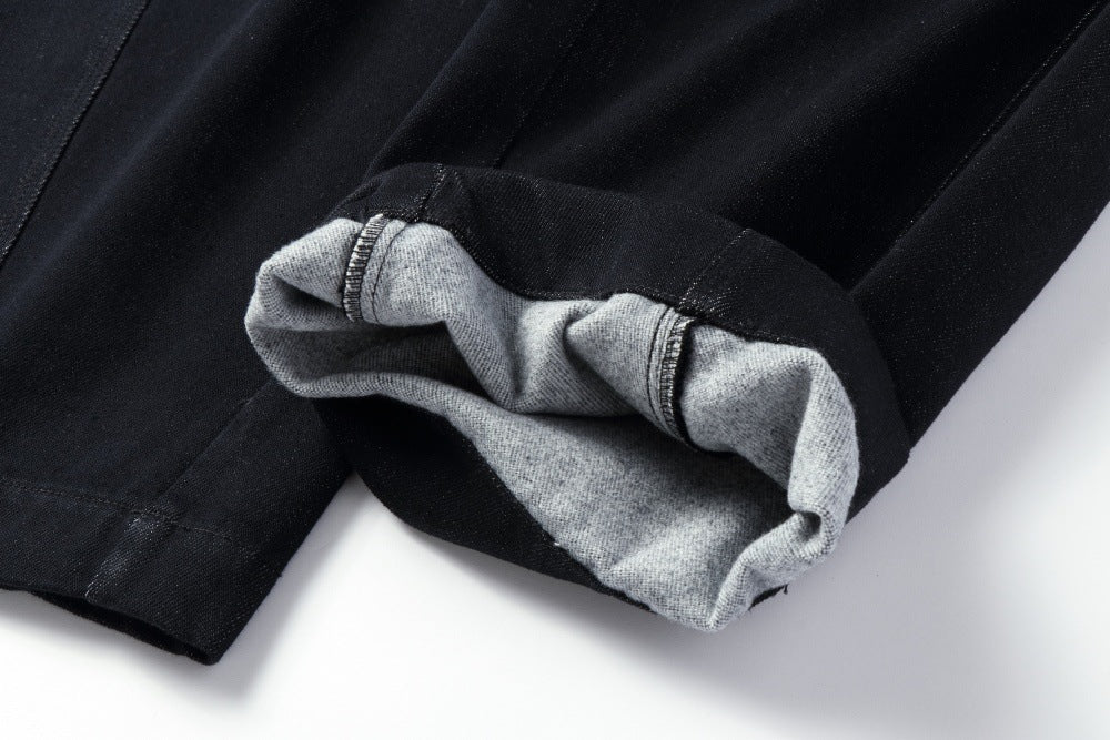 Cozy Y2K Loose Fit Fleece-Lined Jeans