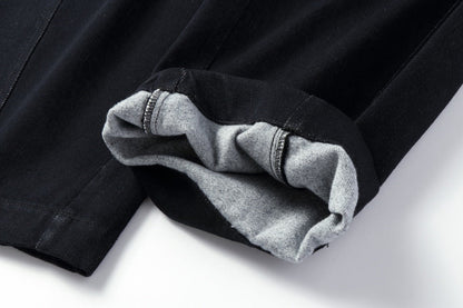 Cozy Y2K Loose Fit Fleece-Lined Jeans