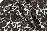 Heavy Industry Leopard Print Wide Leg Pants