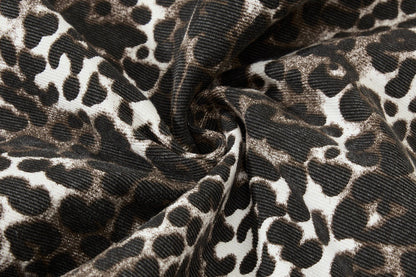 Heavy Industry Leopard Print Wide Leg Pants