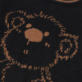 European Trend Bear Jacquard Crewneck Sweater