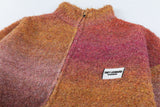 Lazy Style Colorful Gradient Knitwear Cardigan