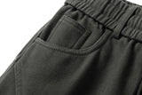 Streetwear Trendy Fleece-Lined Cargo Sweatpants