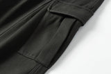 Streetwear Trendy Fleece-Lined Cargo Sweatpants
